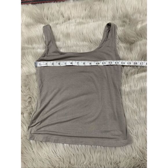 Carly Jean Los Angeles CJLA Olive Green Tank Top Small - Picture 7 of 7